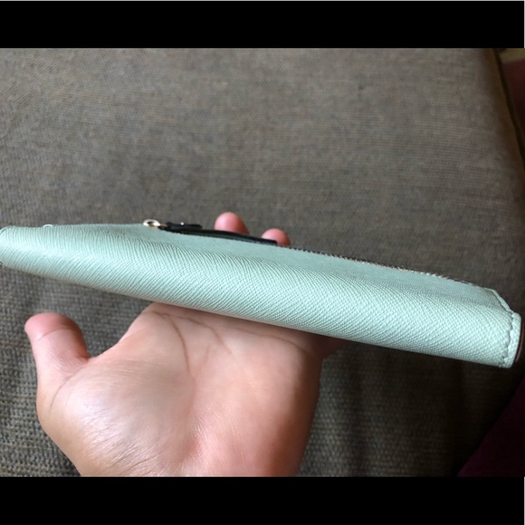 Authentic Green Kate Spade Long Wallet Clutch ♠️ - Picture 7 of 10
